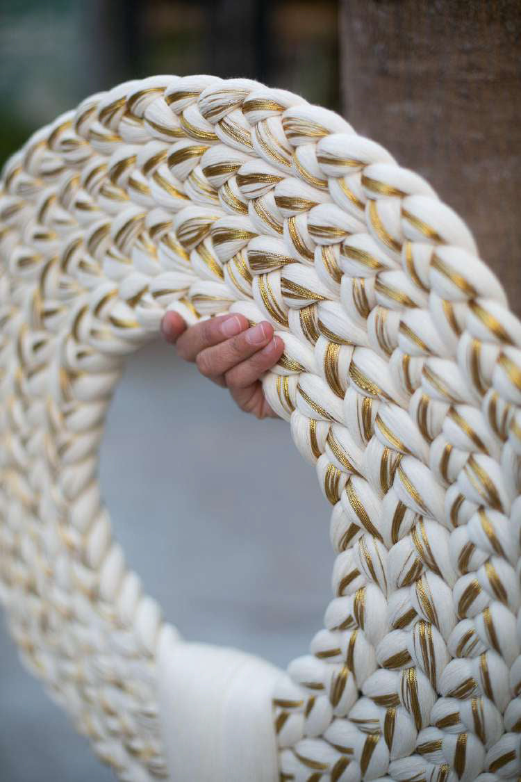 Braided Tassel Wall Hanging