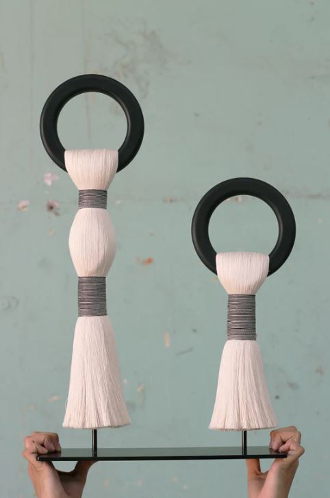 Double Tassel Sculpture